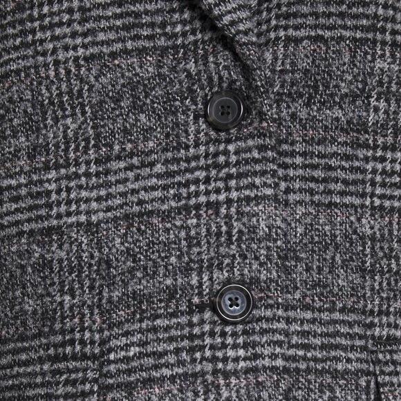 New Levi’s Wool Plaid Design Cocoon Classic Relaxed Fit Coat - Picture 10 of 14